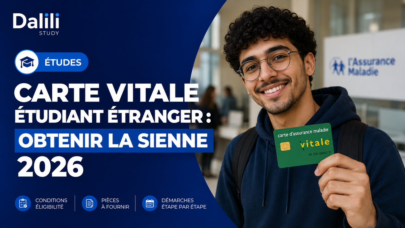 Carte Vitale étudiant étranger : obtenir la sienne